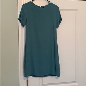 Blue fun summer short sleeve dress